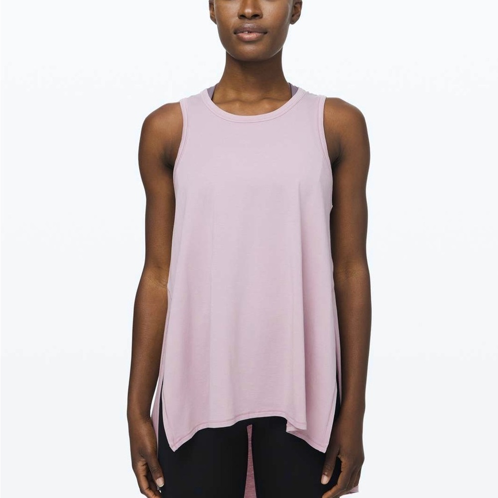 Lululemon Long For Length High Low Split Hem Tank